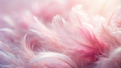 Serene Minimalist Photography with Beautiful Pink Feathers as Background for Elegant and Sophisticated Designs