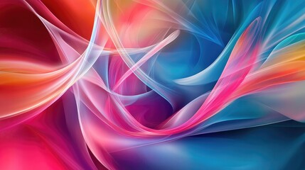 Fototapeta premium Abstract fractal wallpaper for creative graphic design ideal for desktop use Digital artwork formatted for 16 9 widescreen displays