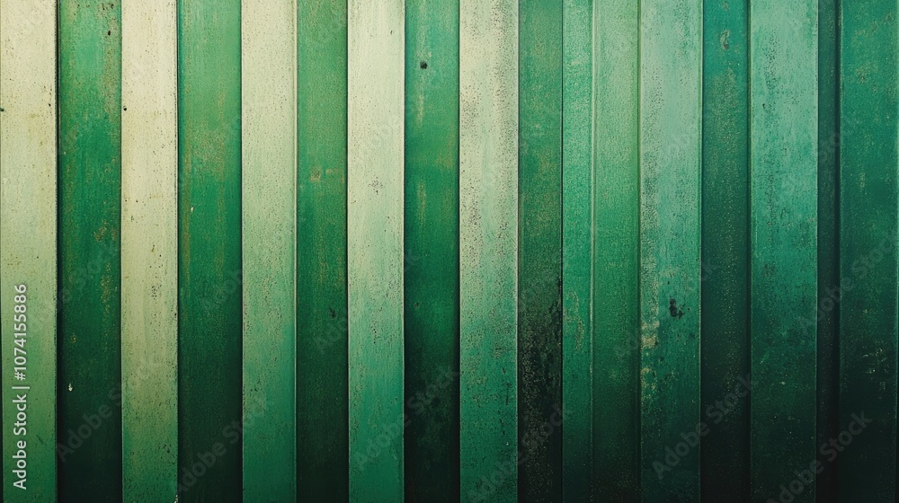 Poster green gradient with stripes transitioning from light to dark