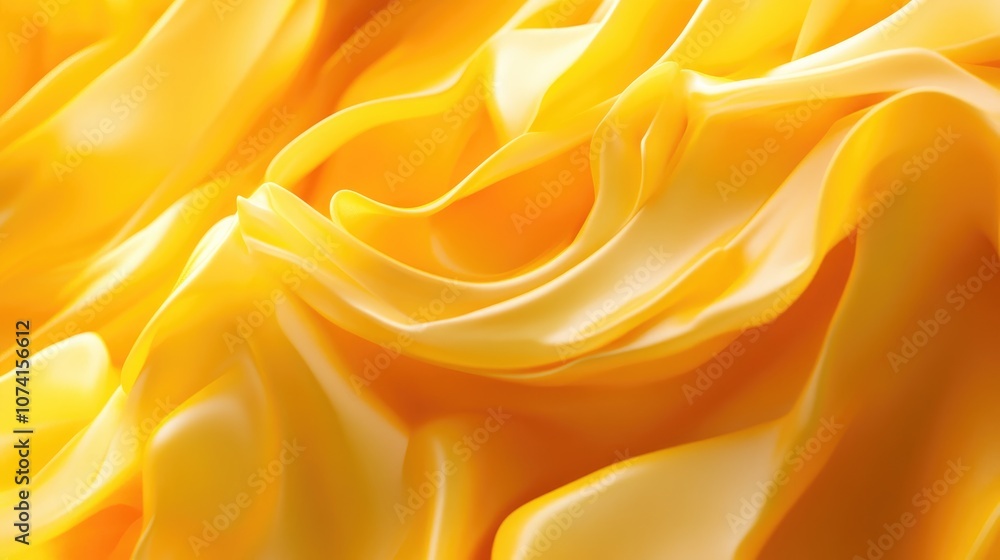 Poster abstract background with a vibrant yellow color scheme