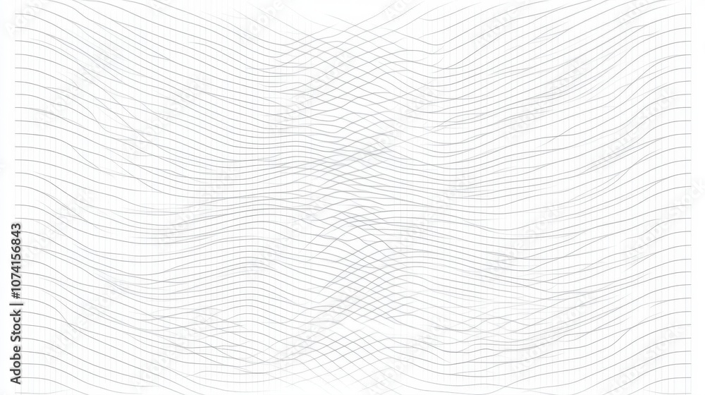 Poster minimalist white background with geometric grid patterns, creating a modern and sophisticated design