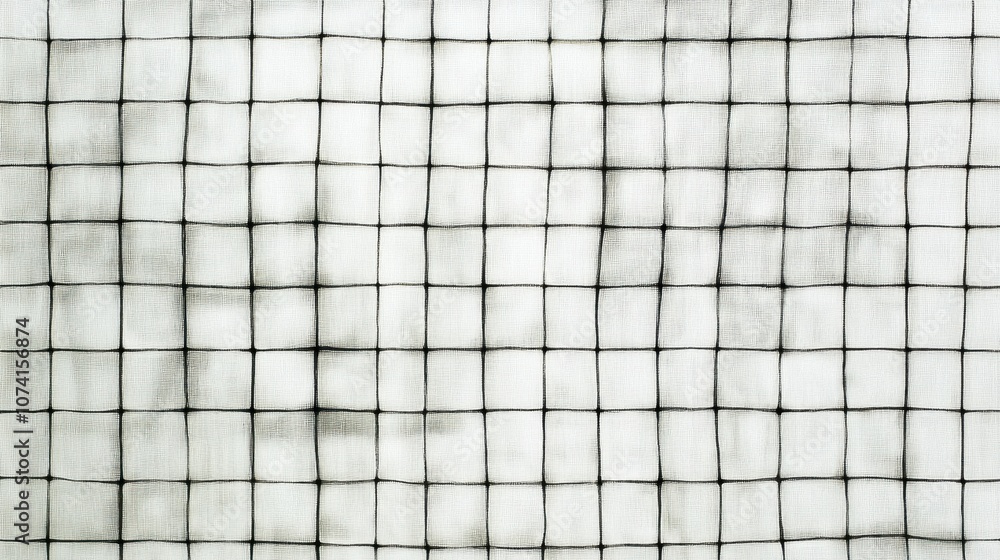 Poster minimalist white background with geometric grid patterns, creating a modern and sophisticated design
