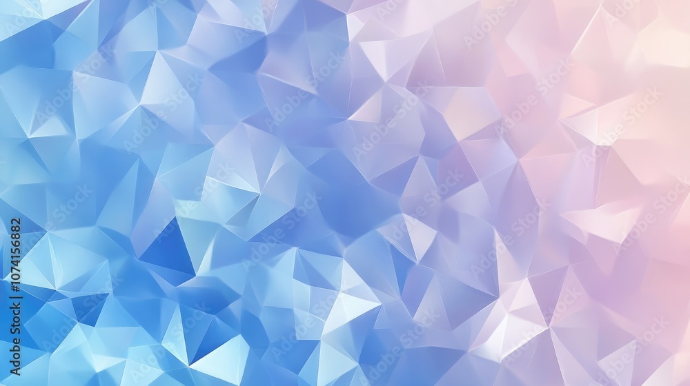 Poster low poly triangular pattern background