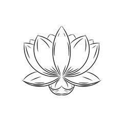 Lotus outline