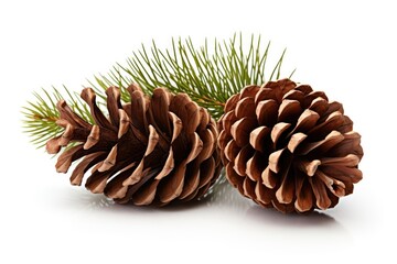 Fototapeta premium Cones pine christmas leaf plant tree fir.