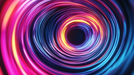 Vibrant abstract neon motion background illustration