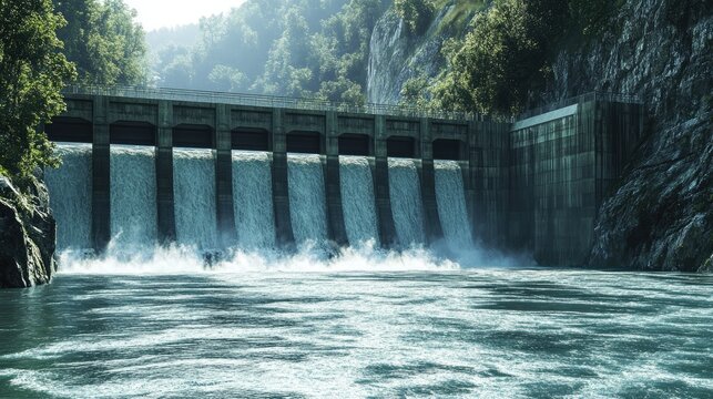 A run of river hydroelectric power plant maintains a consistent inflow at the weir and outflow below the facility during normal operation