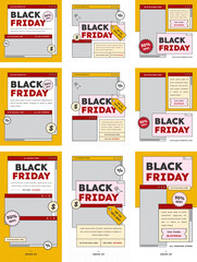 Black Friday Sale Social Media Post Template V4