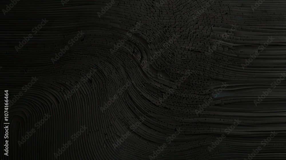 Poster a dark textured surface with swirling lines creates an intriguing visual effect that suggests moveme