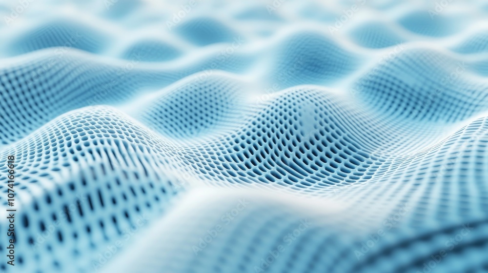 Poster Abstract texture in 3D cartoon rendering Background with selective focus and shallow depth of field