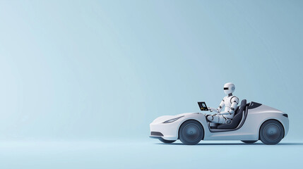 Autonomous Drive: Robot in a Self-Driving Car 