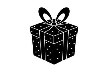 Merry Christmas and Happy New Year. silhouette pile gifts boxes. Open gift box full with Santa Claus inside. Holiday banner, web poster, flyer, stylish brochure, greeting card, cover. Xmas background