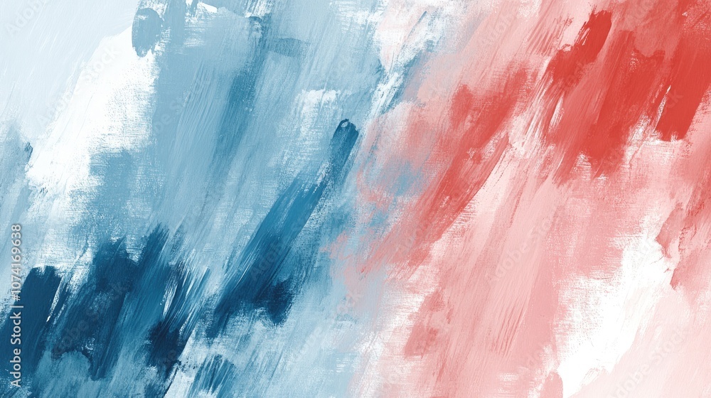 Poster abstract acrylic and watercolor brush strokes painted background in a 3d cartoon rendering texture p