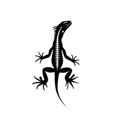 Naklejka premium Spiny tailed Lizard Vector Logo
