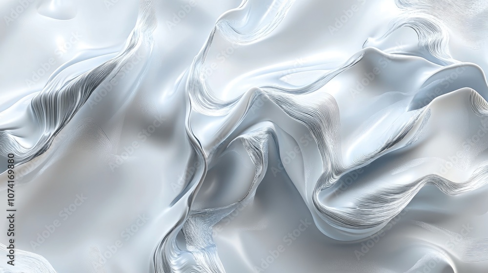 Poster abstract liquid gray background featuring a 3d cartoon rendering of mineral cosmos texture marble te