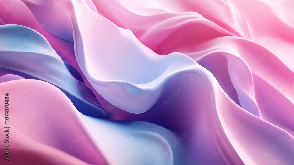 Poster Abstract wallpaper and texture background in a 3D cartoon rendering