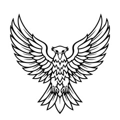 Obraz premium Split Eagle Vector Logo