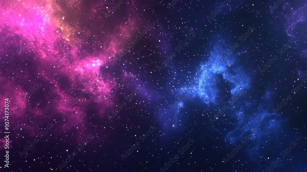 Poster high definition star field background featuring a 3d cartoon rendering colorful starry night sky tex
