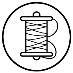 Spool With Thread Vector Logo