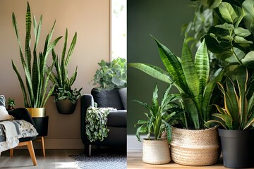 Fototapeta premium plant interior , Generative AI 