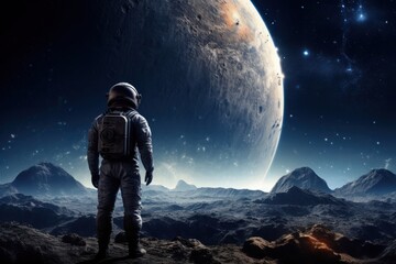 Landscape astronomy astronaut universe.