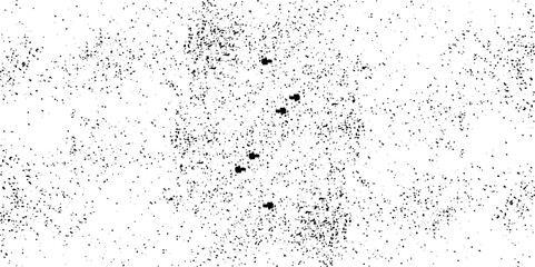 Grunge Black And White Urban Vector Texture Template. Dark Messy Dust Overlay Distress Background. Easy To Create Abstract Dotted, 
