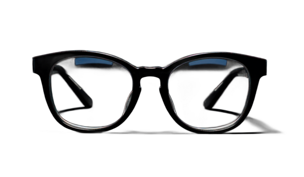 Classic Eye Glasses with Thin Metal Frames