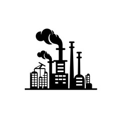 Steel Plant Vector Logo