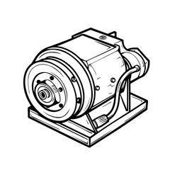 Stepper Motor Vector Logo