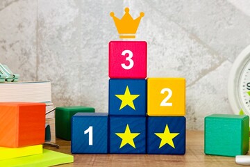 ランキング123の表彰台