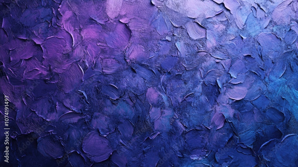 Poster 3d rendering of an abstract blue purple background featuring imitation watercolor stains creating a 