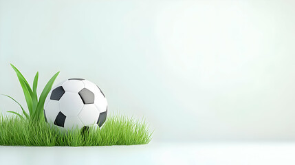 Football, Soccer Ball and Field, Verdant Grass
