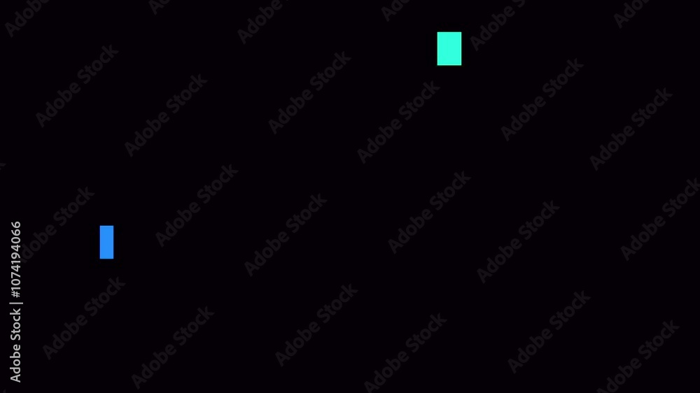 Poster square and rectangle shapes motion graphics animation