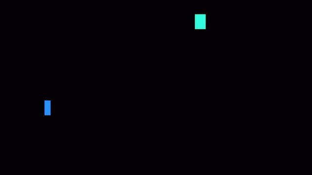 Square and rectangle shapes motion graphics animation