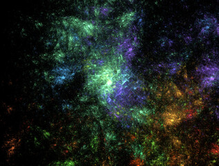 Imaginatory fractal abstract background Image