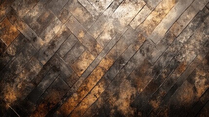 Obraz premium 3D rendering of a background created from aged plywood