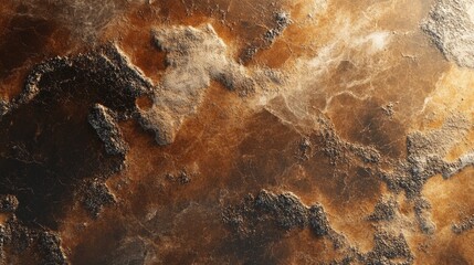 3D rendering of a brown marble surface