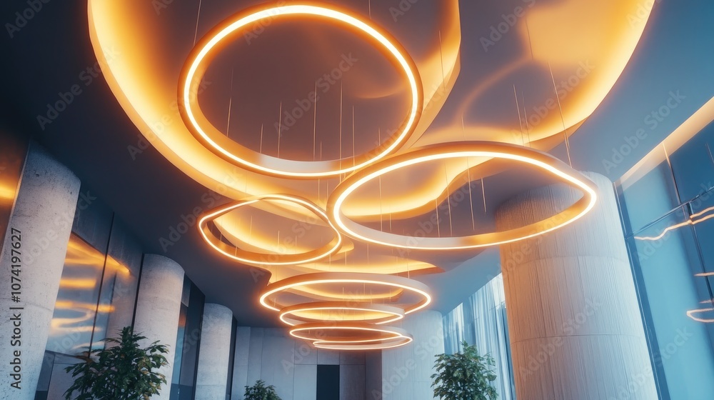 Aufkleber how 3d rendering can enhance the impact of your ceiling lighting