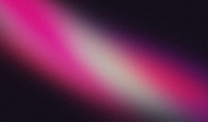 Elegant color gradient grainy backdrop design. Abstract pink purple blue black color noisy gradient, vibrant color flow, glowing, shine, bright, banner or poster, empty space.