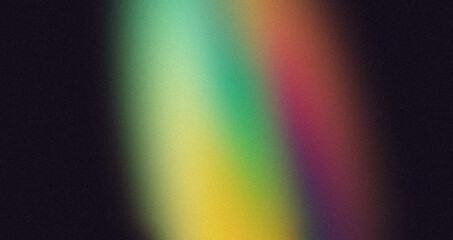 Elegant color gradient grainy backdrop design. Abstract orange green blue red black color noisy gradient, vibrant color flow, glowing, shine, bright, banner or poster, empty space.