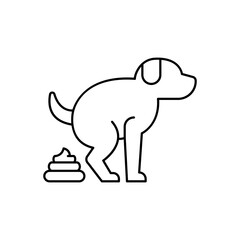 dog poop icon sign symbol