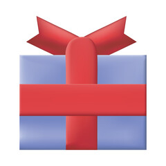 Obraz premium 3D gift box on white background