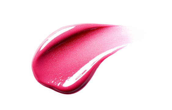 High-Quality PNG of Pink lip gloss isolated on white – High Resolution