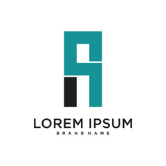 Obraz premium Unique modern letter A logo design. Premium Vector