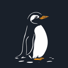 penguin on the beach