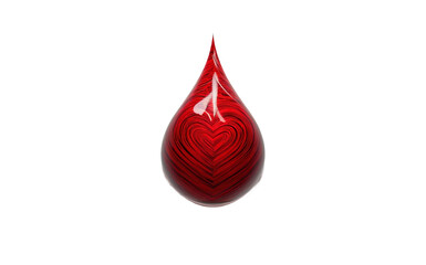 A drop of blood, PNG