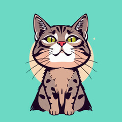 illustration of a cat