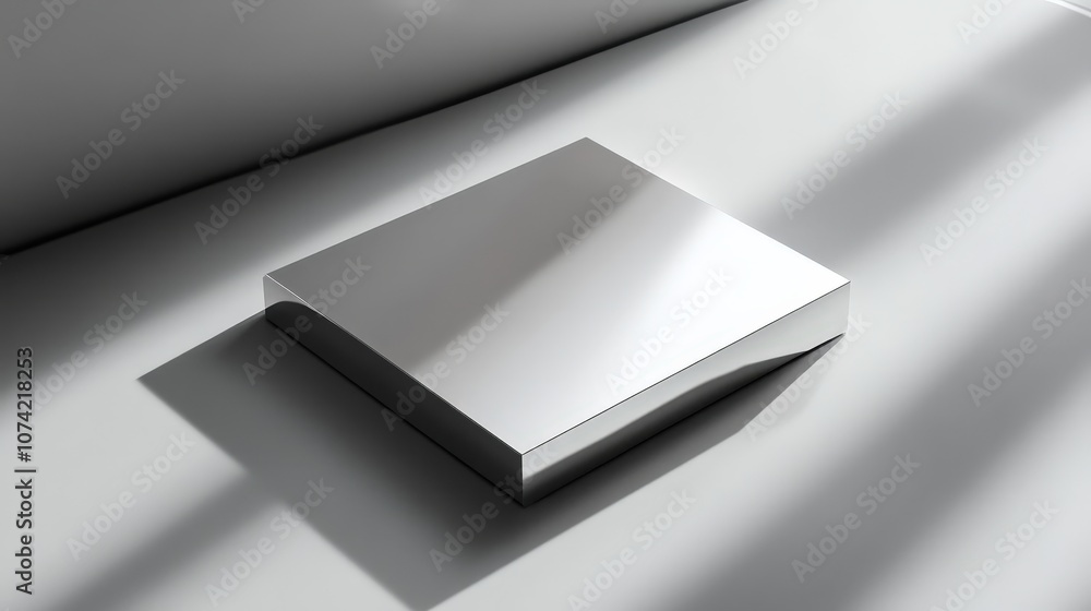 Aufkleber a shiny business card placed on a transparent background, showcasing a sleek and modern design with 