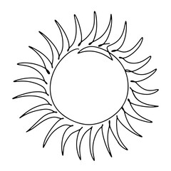 Sky Universe Graphic Design Decoration Vector Line Art