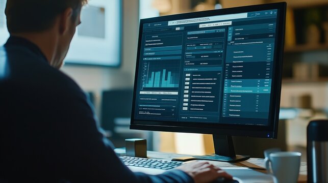 A tax software interface on a computer screen showing an overview of a tax return, including income, deductions, and tax liability.